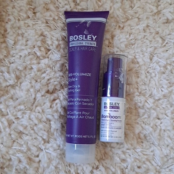 Bosley Professional Strength Blow Dry & Styling Gel and Dry Shampoo - Picture 1 of 4